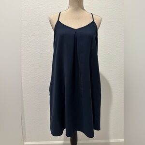 Tinley Road Dark Blue Spaghetti Strap Mini Dress